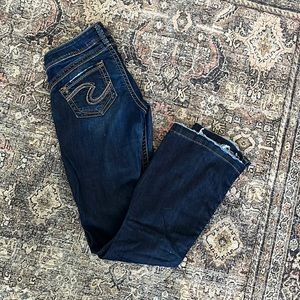 Women’s bootcut silver jeans